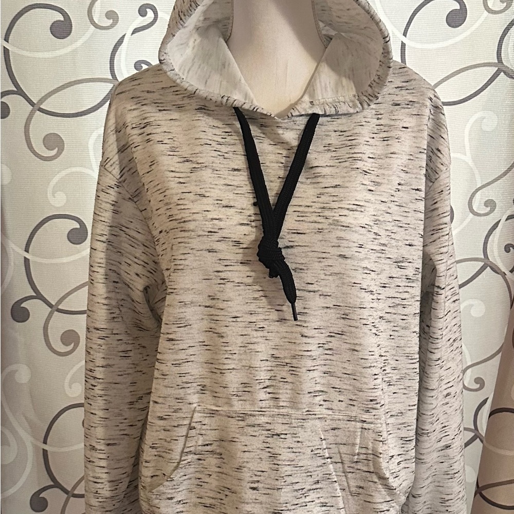 Game Time White and Black Hoodie